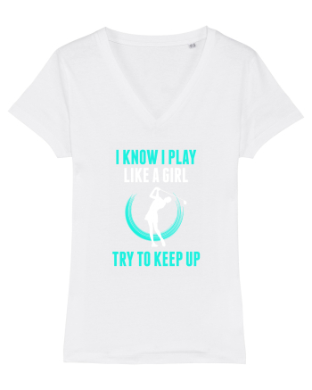 GOLFING White