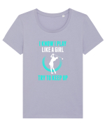 GOLFING Tricou mânecă scurtă guler larg fitted Damă Expresser
