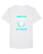 GOLFING Tricou mânecă scurtă guler larg Bărbat Skater