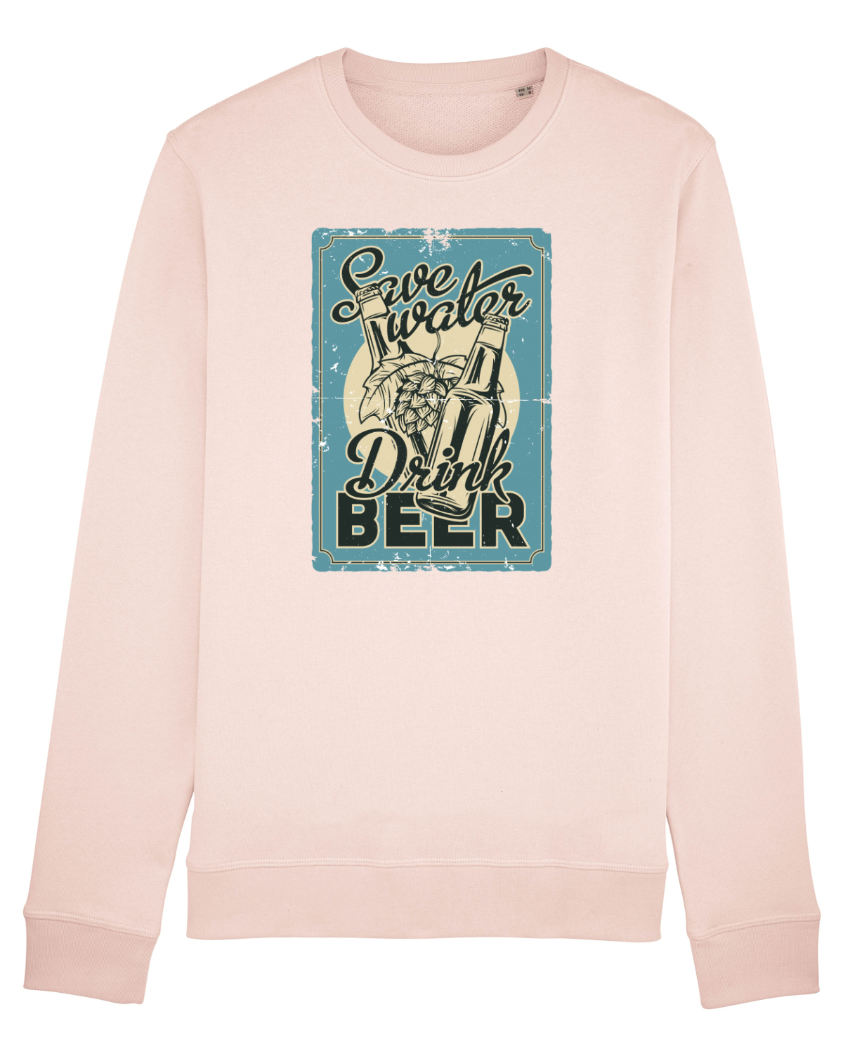 Bluză mânecă lungă Unisex Rise Candy Pink