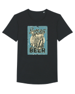 Save Water Drink Beer Tricou mânecă scurtă guler larg Bărbat Skater