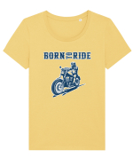 Born to ride Tricou mânecă scurtă guler larg fitted Damă Expresser