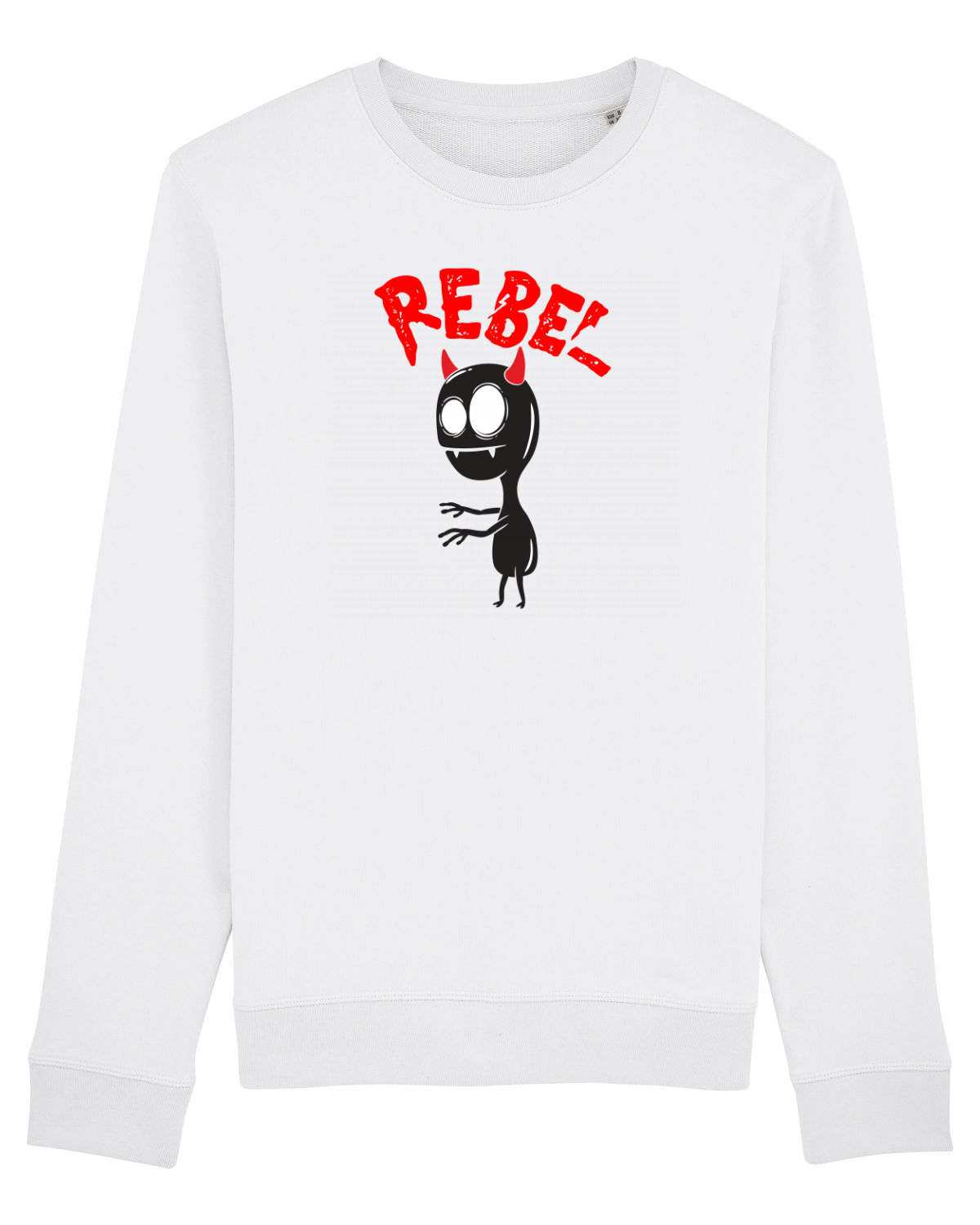Bluză mânecă lungă Unisex Rise White