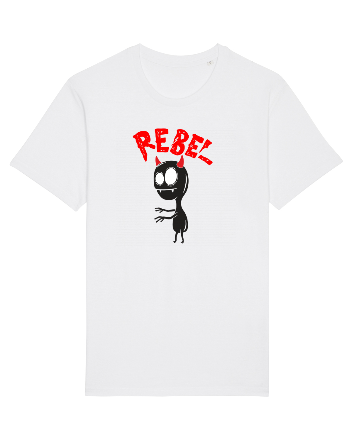 Tricou mânecă scurtă Unisex Rocker White