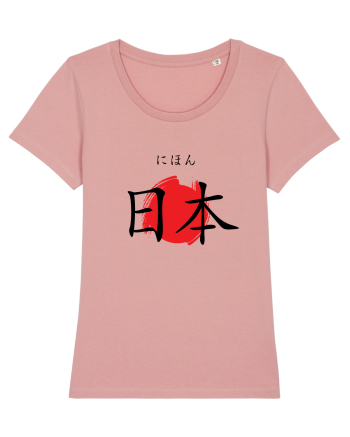 Japonia în Japoneză (nihon, hiragana și kanji) Canyon Pink