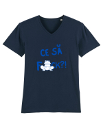 Ce sa F*uck? Tricou mânecă scurtă guler V Bărbat Presenter