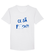 Ce sa F*uck? Tricou mânecă scurtă guler larg Bărbat Skater