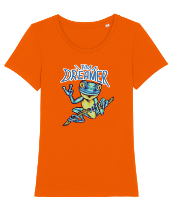 I am a dreamer Bright Orange