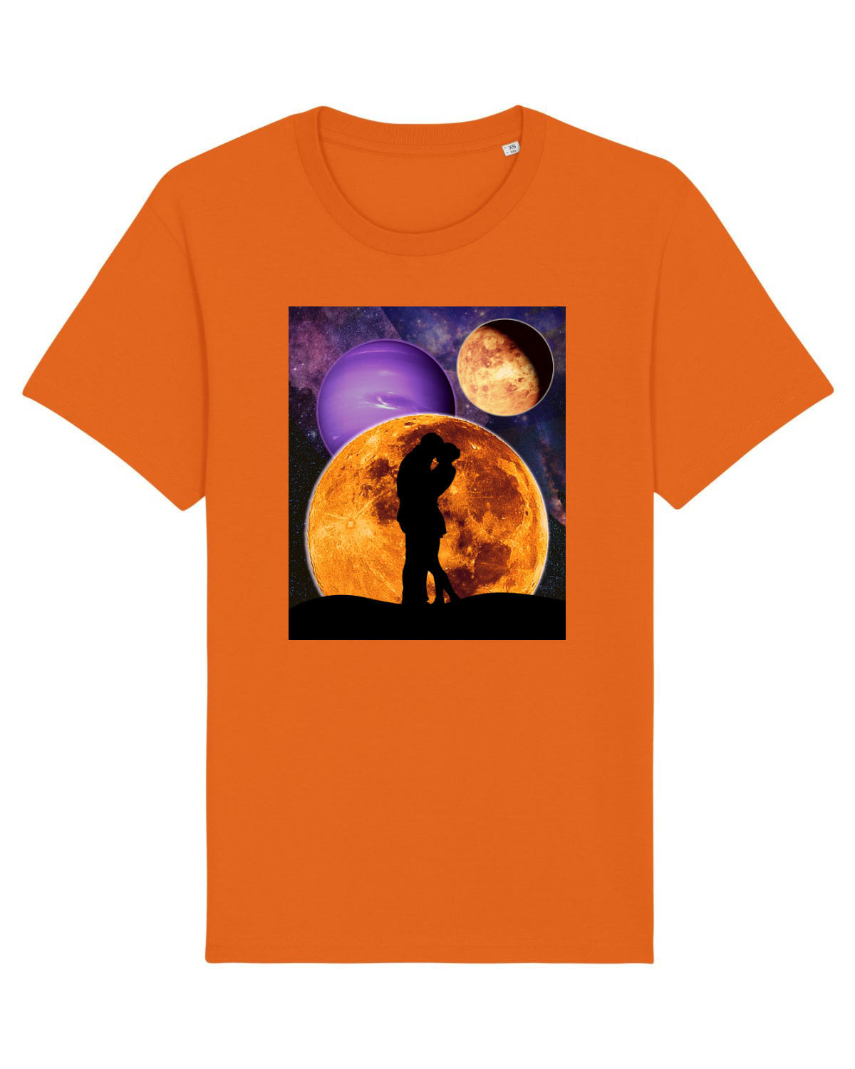Tricou mânecă scurtă Unisex Rocker Bright Orange