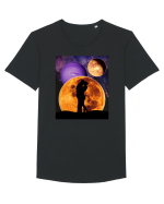 Love In The Moonlight  Tricou mânecă scurtă guler larg Bărbat Skater