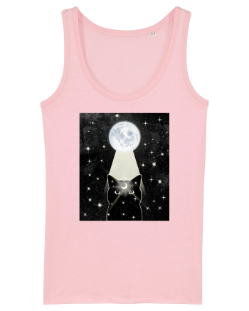 Moon Cat Cotton Pink