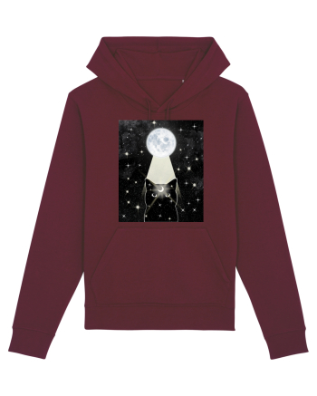Moon Cat Burgundy