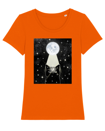 Moon Cat Bright Orange