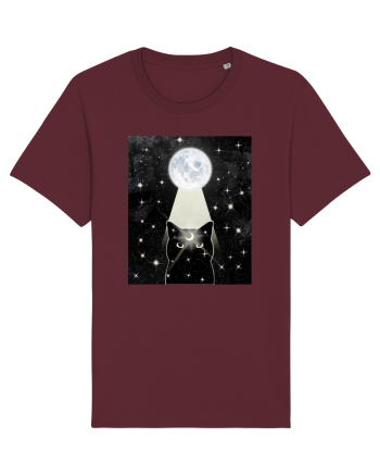 Moon Cat Burgundy