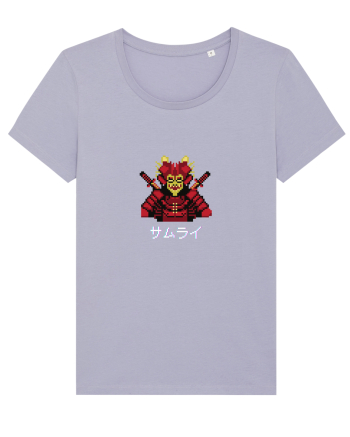 Samurai în Japoneză (pixel art) alb Lavender