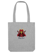 Samurai în Japoneză (pixel art) negru Sacoșă textilă