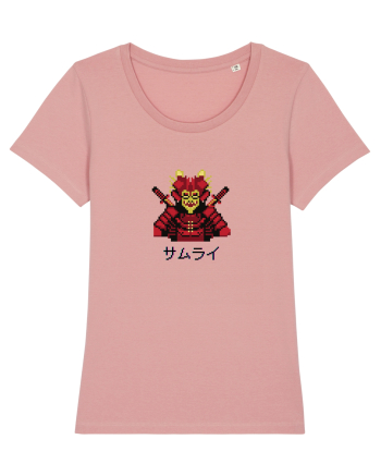 Samurai în Japoneză (pixel art) negru Canyon Pink