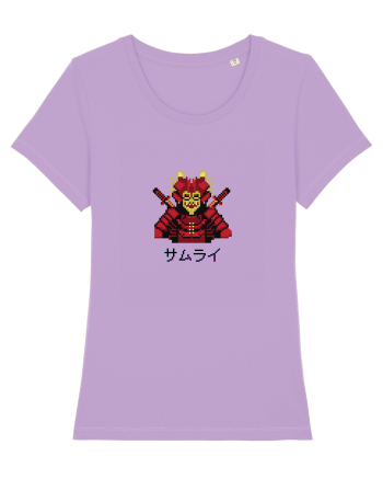 Samurai în Japoneză (pixel art) negru Lavender Dawn