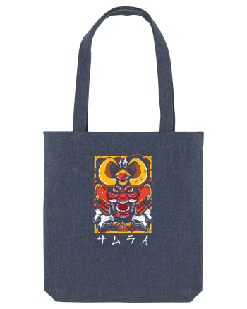 Samurai în Japoneză (ilustrație) Midnight Blue