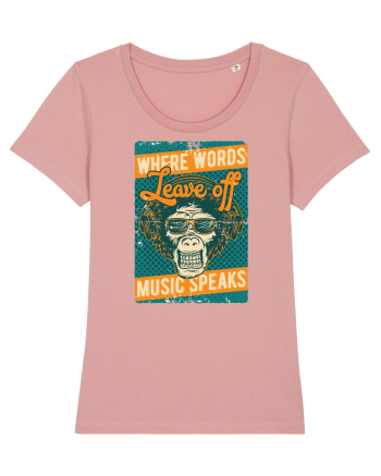 Where Words Leave off Music Speaks Canyon Pink