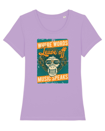 Where Words Leave off Music Speaks Lavender Dawn