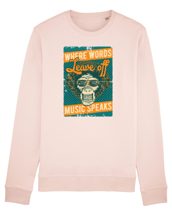 Where Words Leave off Music Speaks Candy Pink