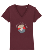 You're Already Dead alb Tricou mânecă scurtă guler V Damă Evoker