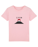Muntele Fuji (Fujisan) kanji negru Tricou mânecă scurtă  Copii Mini Creator