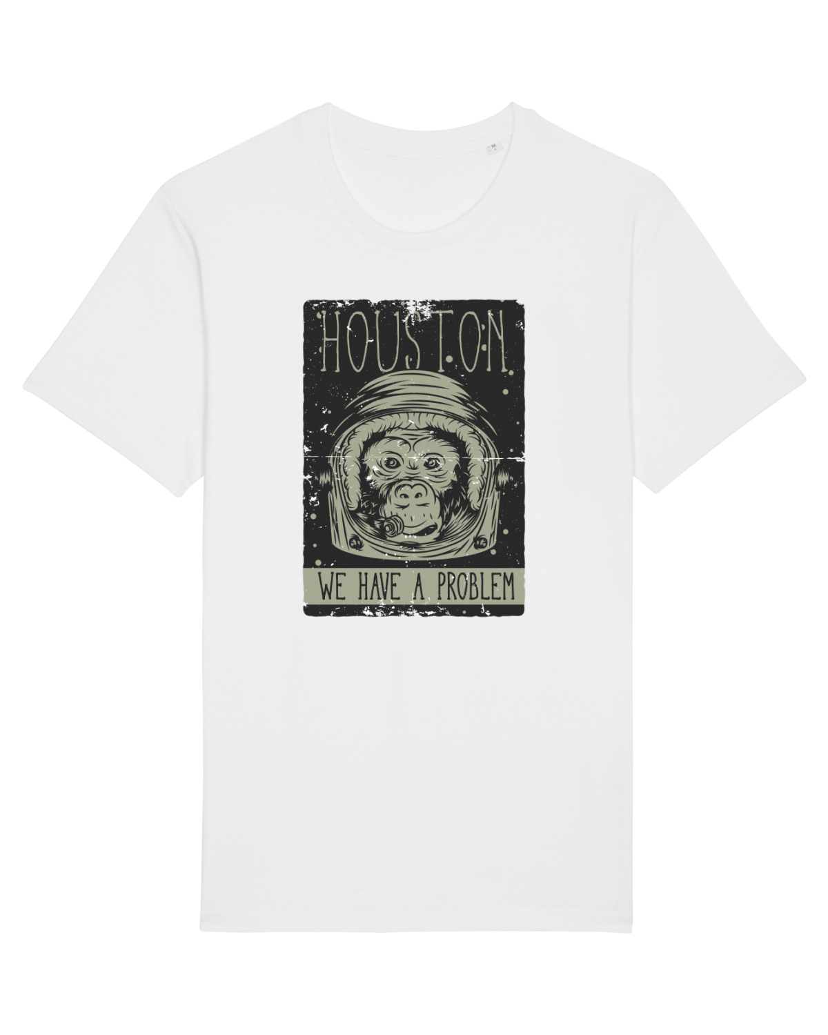 Tricou mânecă scurtă Unisex Rocker White