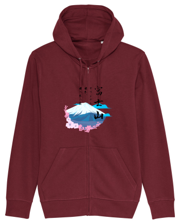 Muntele Fuji (Fujisan) negru  Burgundy