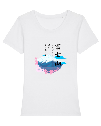 Muntele Fuji (Fujisan) negru  White