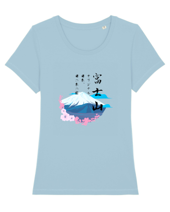 Muntele Fuji (Fujisan) negru  Sky Blue