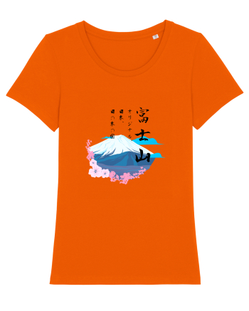 Muntele Fuji (Fujisan) negru  Bright Orange