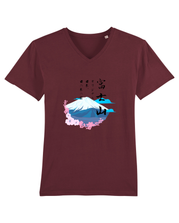 Muntele Fuji (Fujisan) negru  Burgundy