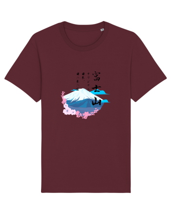 Muntele Fuji (Fujisan) negru  Burgundy