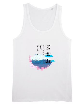 Muntele Fuji (Fujisan) negru  White