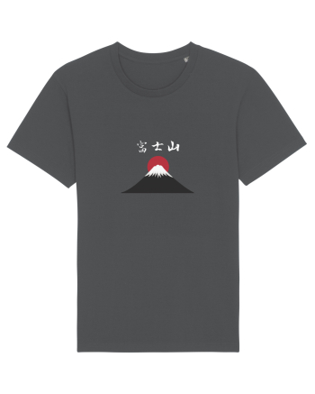Muntele Fuji (Fujisan) kanji alb Anthracite