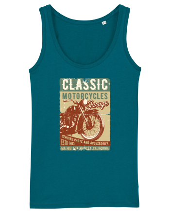 Classic Motorcycles Garage Ocean Depth