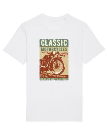 Classic Motorcycles Garage White