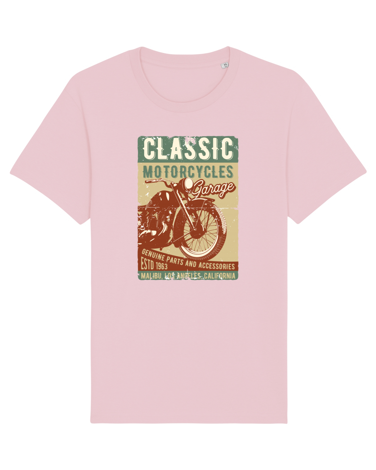 Tricou mânecă scurtă Unisex Rocker Cotton Pink