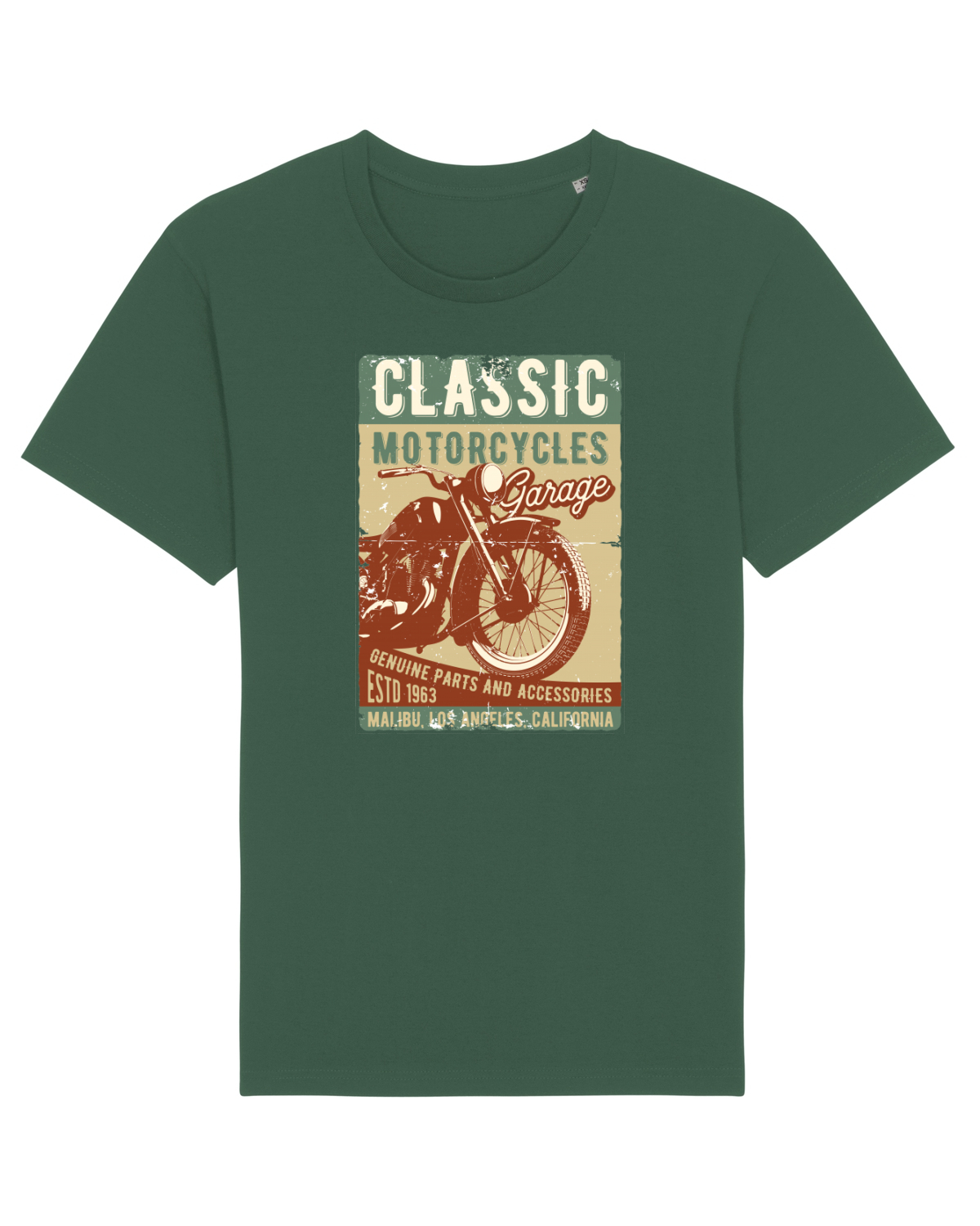 Tricou mânecă scurtă Unisex Rocker Bottle Green