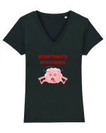 Asymptomatic Intelligence Tricou mânecă scurtă guler V Damă Evoker