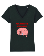 Asymptomatic Intelligence Tricou mânecă scurtă guler V Damă Evoker