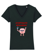 Asymptomatic Intelligence party in my brain Tricou mânecă scurtă guler V Damă Evoker