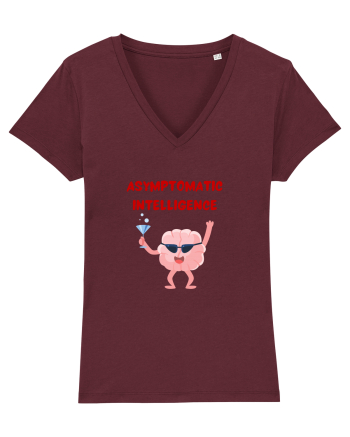 Asymptomatic Intelligence party in my brain Burgundy