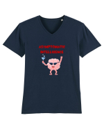 Asymptomatic Intelligence party in my brain Tricou mânecă scurtă guler V Bărbat Presenter