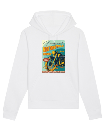 Professional Motorcycle Service White