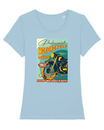 Professional Motorcycle Service Sky Blue