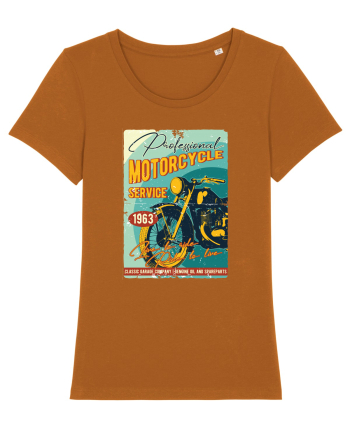 Professional Motorcycle Service Roasted Orange