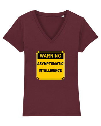Warning symptomatic Intelligence  Burgundy